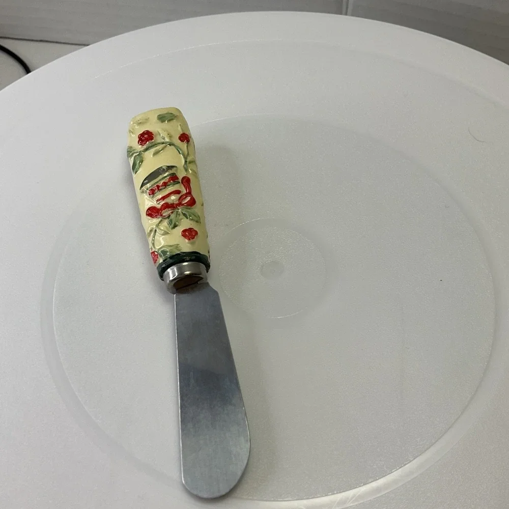 Vintage Pfaltzgraff‎ Winterberry W/Bell Cheese Dip Spread Replacement Knife 5in